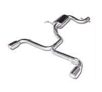 Pour VW Pour Golf VI GTi 2.0T MK6 3.5" Tip 2009 2010 2011 2012 Acier Inoxydable Catback Turbo Exhaust HETEVSCCK