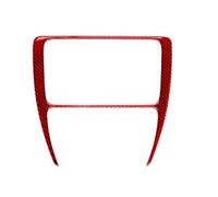 pour VW pour Jetta Climatisation Panneau CD Couvercle Décoratif Voiture Console Centrale Panneau Couvercle Décoratif Voiture Panneau De Commande CD Garniture (Cadre Rouge)