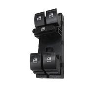 Pour VW Pour Jetta Pour Tiguan Pour Golf GTI MK5 MK6 Pour Passat B6 CC 2003-2011 Bouton Contrôle Interrupteur Principal Vitres Électriques 5ND959857(NO Chrome)