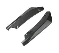 Pour VW Pour Jetta Universel Voiture Parechocs Arrière Séparateur Lèvre Universel Diffuseur Lèvre Voiture Décoratif Spoiler Aile Autocollant Ailettes(FIBER Black)