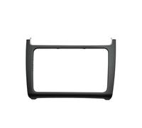 pour VW pour MQB pour Polo 6C 6R 2014 2015 2016 2017 MIB Cadre Radio Unité Principale Écran Lunette Plaques CD Panneau De Cadre Décoratif POMPOMPUR(Matte Black)