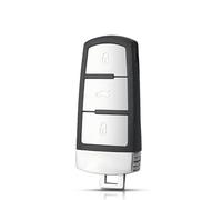 pour VW pour Passat 2005 2006 2007 2008 2009 2010 4 Boutons étui pour clé de Voiture Coque de clé de Voiture