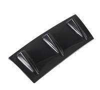 pour VW pour Passat B6 B7 B8 Noir Brillant Accessoires Voiture Arrière Pare-Chocs Inférieur Forme De Requin Becquet Diffuseur Aile Protecteur(Black 3Fin)