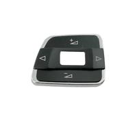 Pour VW pour Passat B7 Boutons Multifonctions Volant | 1x garniture couvercle bouton commande commutateur Audio direction 3C8959538(Plusminus-Left-1Piece)