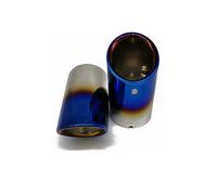 Pour VW Pour Passat B7 CC Pour Tiguan 2011 2012 2013 2014 2015 Couvercle Silencieux Tuyau D'échappement Voiture Accessoires Style De Voiture(2pcs Blue)