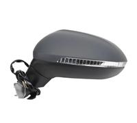 Pour VW Pour Passat B8 2017 2018 2019 2020 Ensemble Rétroviseur Latéral Voiture Côté Gauche Droit Clignotant Électrique Pliable 6 8 9 13 Fils IENQBVL(8 Wire Left Grey)