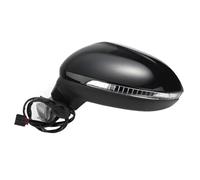 Pour VW Pour Passat B8 2017 2018 2019 2020 Ensemble Rétroviseur Latéral Voiture Côté Gauche Droit Clignotant Électrique Pliable 6 8 9 13 Fils IENQBVL(8 Wire Left Black)