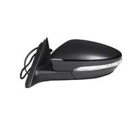 Pour VW Pour Passat CC 2008-2018 Ensemble De Rétroviseur Latéral Chauffant Et Rabattable Avec Clignotant(Black Left,9 wire)