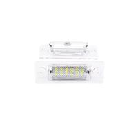 Pour VW Pour Passat Pour Touran Pour Golf Pour Caddy Pour Jetta Pour Skoda 2pcs 6500k Blanc LED Numéro Éclairage Plaque D'immatriculation Lampes Lampe Lumière Plaque D'immatriculation