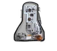 Pour VW Pour Polo 2006-2010 Accessoires De Voiture Auto Gauche Droite Feu Arrière Lumière Circuit Imprimé Porte-ampoule Support D'ampoule Feu Arrière(Right with bulb)