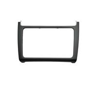 pour VW pour Polo 2014 2015 2016 2017 Cadre De Remplacement pour Panneau De Tableau De Bord Façade D'autoradio OOPUHKSY(Matte Black)