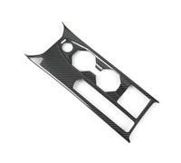 Pour VW Pour Polo 2019 2020 Console Centrale Voiture Panneau Changement Vitesse Porte-gobelet D'eau Cadre Couvercle Garniture Boîtier Décoration Intérieure(Carbon Fiber Texture)