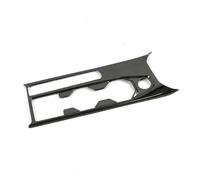 Pour VW Pour Polo 2019 2020 Voiture Intérieur Contrôle Central D'eau Support De Verre Cadre Couverture Garniture En Acier Inoxydable Noir Intérieur Automobile
