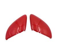 Pour VW Pour Polo 5 6R GTI Pour Crosspolo Hayon 2014-2018 Rétroviseur Extérieur Couvre Capuchon Coque 6R0857538C 6R0857537C CYPMDW(Style Red)