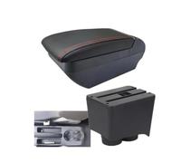 Pour VW Pour Polo 9N 3 Mk4 2002 2003 2004 2005 2006 2007 2008 2009 Boîte D'accoudoir Voiture Boîte Rangement Centrale Boîte D'accoudoir(F red line No USB)