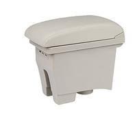 Pour VW Pour POLO Mk5 6R Pour Vento 2012-2018 Boîte D'accoudoir De Voiture Boîte De Rangement Centrale Accessoires De Voiture Rénovation(A4 Beige leather)