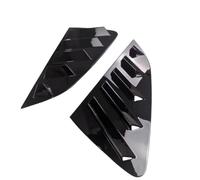 pour VW pour Polo Mk6 GTI TGI TSI MPI 2017-2023 Garniture De Volet De Lunette Arrière Aileron Triangulaire BLNETU(Glossy Black)