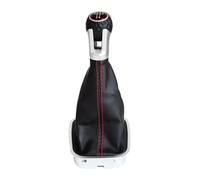 Pour VW Pour Polo Pour 6R 6C Sedan 2011-2017 Pommeau De Levier À 5 Vitesses Avec Capuchon En Cuir levier vitesse(1 Gear knob boot)