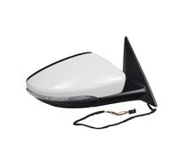 Pour VW Pour Scirocco 2009 2010 2011 2012 2013 2014 2015 2016 Voiture Auto Porte Extérieure Rétroviseur Assemblée 6/9PIN IENQBVL(6pin Right White)