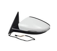 Pour VW Pour Scirocco 2009 2010 2011 2012 2013 2014 2015 2016 Voiture Auto Porte Extérieure Rétroviseur Assemblée 6/9PIN IENQBVL(9pin Left White)