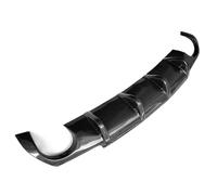 pour VW pour Scirocco R 2015 2016 2017 Accessoires Voiture Brillant Noir Carbone Arrière Diffuseur Lèvre Pare-Chocs Spoiler Plastique Séparateur(Carbon Surface)