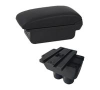 Pour VW Pour T&ouran Pour Caddy Boîte De Rangement Console Centrale Voiture Avec Interface USB Boîte Rangement Console Centrale Boîte Rangement(B2 Black Line 3usb)