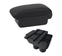 Pour VW Pour T&ouran Pour Caddy Boîte De Rangement Console Centrale Voiture Avec Interface USB Boîte Rangement Console Centrale Boîte Rangement(A2 Black Line No Usb)