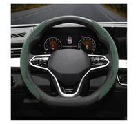 pour VW pour Tcros G3 pour Caddy pour Tiguan Boucle Antidérapante Housse Volant en Daim Adapté(Ensemble de 2 pièces en Forme de D Vert)