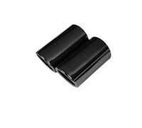 Pour VW Pour Tiguan 2 2016 2017 2018 2019 2020 1.4T Embout Silencieux D'échappement En Acier Inoxydable Pour Voiture(2 PCS Noir)