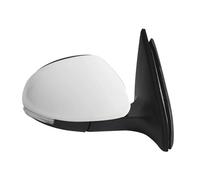Pour VW Pour Tiguan 2009-2016 Ensemble Rétroviseur Latéral Porte D'aile Voiture Cadre Couverture Rétroviseur, Lentille En Verre Clignotant Lampe IENQBVL(9pins Right white)