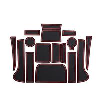 pour VW pour Tiguan 5N 2007 2008 2009 2010 2011 2012 2013 2014 2015 2016 Porte Rainure Tapis Anti-dérapant Porte Fente Tasse Tapis(1)