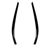 Pour VW Pour Tiguan MK1 2011 2012 2013 2014 2015 2016 Phares Avant De Voiture Sourcils Paupières Garniture Couverture Couvercle Phare Voiture(Piano black)