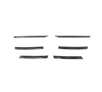 Pour VW Pour Tiguan MK2 2017 2018 2019 2020 2021 - Grille Centrale De Pare-chocs Avant Moulures Et Garnitures Calandre Avant Voiture(Aspect fibre de carbone)