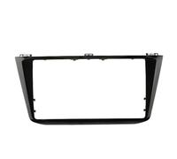 pour VW pour Tiguan MK2 2017 2018 2019 2020 8 Pouces 9,2 Pouces Noir Brillant Panneau CD Garniture MIB Radio Media Unit Plaques Cadre Décoratif POMPOMPUR(9.2inch Black)