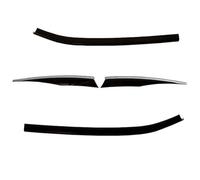 Pour VW Pour Tiguan Pour Rline 2017 2018 2019 2020 2021 Avant Centre Grille Bandes De Moulage Couverture Phare Anti-Brouillard Trim