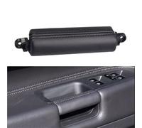 pour VW pour Touareg 2003 2004 2005 2006 2007 2008 2009 2010 Poignée Traction en Cuir pour Porte Intérieure Voiture Gauche Droite Conducteur Poignée Porte Intérieure Voiture(Le Noir)