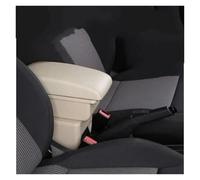 Pour VW Pour Touran Pour Caddy Console Centrale Repose-coude Magasin Central Boîte De Contenu Avec Interface USB Boîte Accoudoir Voiture(B style Beige 3USB)