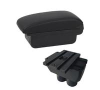 Pour VW Pour Touran Pour Caddy Console Centrale Repose-coude Magasin Central Boîte De Contenu Avec Interface USB Boîte Accoudoir Voiture(A2 black line No USB)