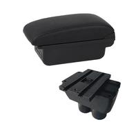 Pour VW Pour Touran Pour Caddy Console Centrale Repose-coude Magasin Central Boîte De Contenu Avec Interface USB Accoudoirs Central Console(B2 black line 3USB)