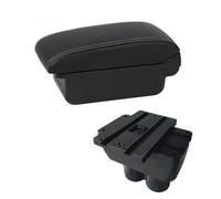 Pour VW Pour Touran Pour Caddy Console Centrale Repose-coude Magasin Central Boîte De Contenu Avec Interface USB Accoudoirs Central Console(B3 white line 3USB)