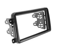 pour VW pour Touran pour Passat pour Golf pour Tiguan T5 2009 Kit Garniture Tableau Bord Autoradio Double DIN DVD Noir POMPOMPUR