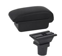 Pour VW Pour UP 2009-2020 Boîte D'accoudoir De Voiture Boîte De Rangement Centrale De Pièces Intérieures Avec Accessoires USB BLNETU(B2 black line 3USB)