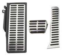 Pour VW R36 Pour Passat CC Pour B6 B7 Voiture Accélérateur Frein Pédale Cache Pédales Coussinets Pour Conduite À Gauche Caches Rouge Kit pédales manuelles Frein à(AT With Rest)