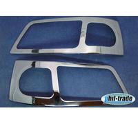 Pour VW T5 Cadre Chrome Frontière Couverture Phares Acier Inoxydable 2003-2009