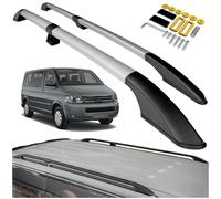 Barres de toit pour VW T5 T6 2003-2025 L1 Alu court argent 2x