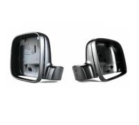 Pour VW T5 Pour Caddy 2003-2010 Paire De Cadres Et De Couvercles Rétroviseurs Extérieurs Noirs Côté Gauche Et Droit, Près Du Côté Gauche HGMGFYCX