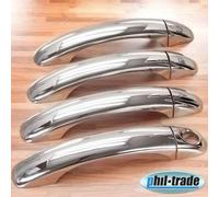 Pour VW Touareg I Inox Poignées de Porte Chromées Capuchons Kit Bj 2002-2010 Typ
