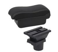Pour VW UP Pour Skoda Pour Citigo Pour Seat Pour Mii Accoudoir Boîte Accoudoir Console Boîte De Rangement Accessoires De Rénovation Dédiés Boîte Accoudoir Voiture(A white line No USB)