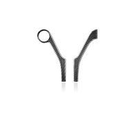 Pour W204 2007 - 2010 Autocollants Fiber Carbone Couverture Décorative Accessoires D'intérieur Tableau Bord Console Centrale Voiture Interior Garniture Cadre(Left-hand drive A)
