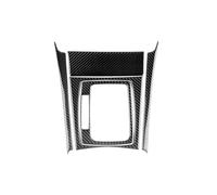 Pour W204 C Pour Classe 2007-2013 Boîte Changement Vitesse Voiture Panneau Décor Couverture Garniture Décalque Fiber Carbone Interior Garniture Cadre(Left-hand Drive)